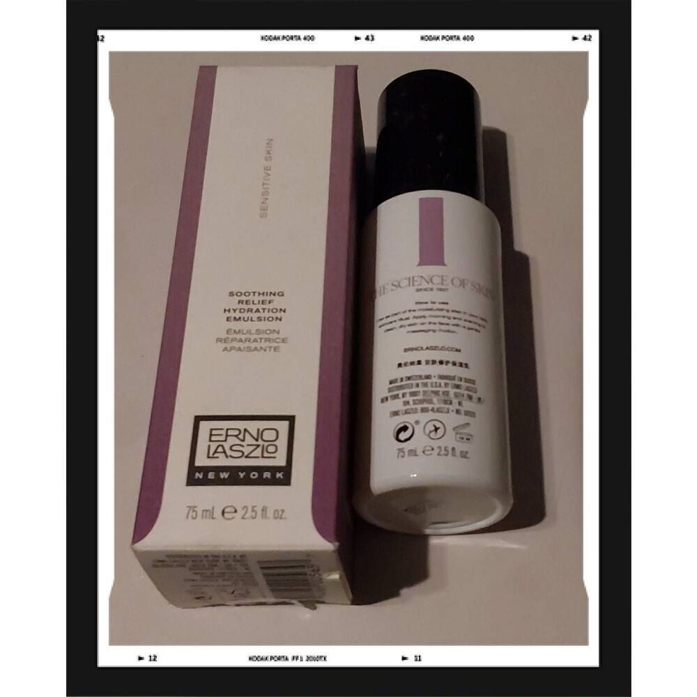 BNIB~ERNO LASZLO Sensitive Skin Soothing Relief Hydration Emulsion~$120 Value